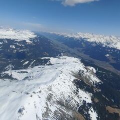 Flugwegposition um 13:53:18: Aufgenommen in der Nähe von Gemeinde Bramberg am Wildkogel, Österreich in 2585 Meter